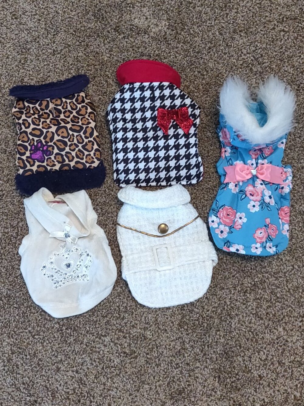 Small Dog Clothes *Bundle of 37 Pieces* All XXS or XS - Picture 5 of 10